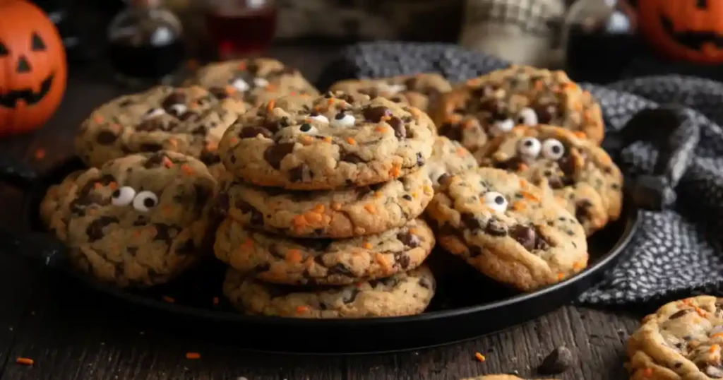 Easy Halloween Chocolate Chip Cookies 1 Easy Halloween Chocolate Chip Cookies