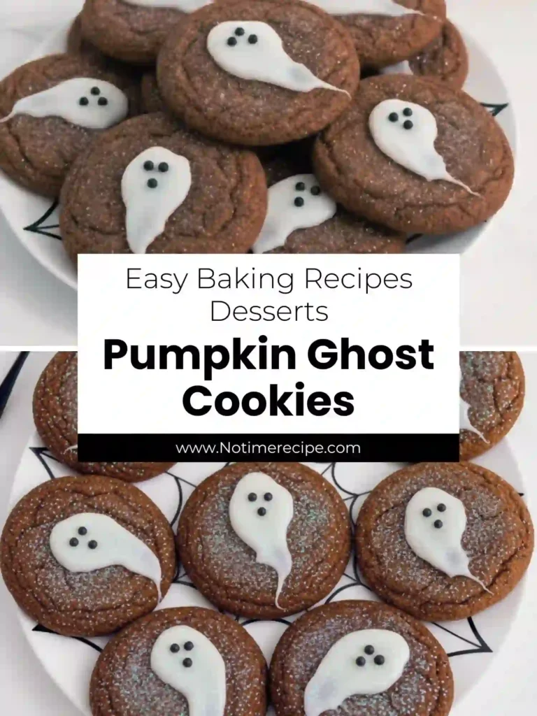 Spooky Ghost Brown Butter Pumpkin Cookies 4 halloween cookie recipes ghosts brown butter pumpkin cookies recipe pin
