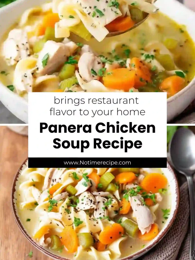 pin panera chicken noodle soup recipe