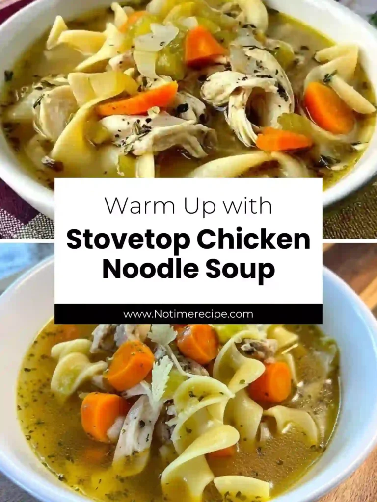 pin warm up with stovetop chicken noodle soup