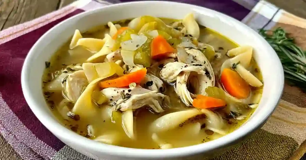 stovetop chicken noodle soup