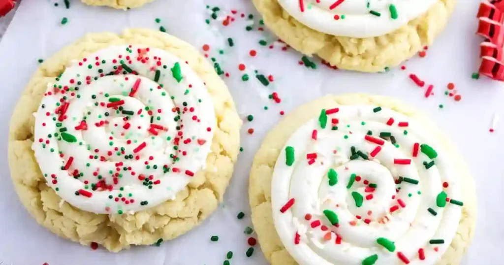 christmas crumbl sugar cookies