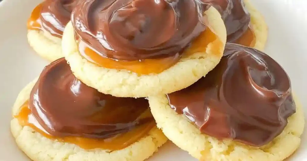 Decadent Twix Cookies 1 decadent twix cookies