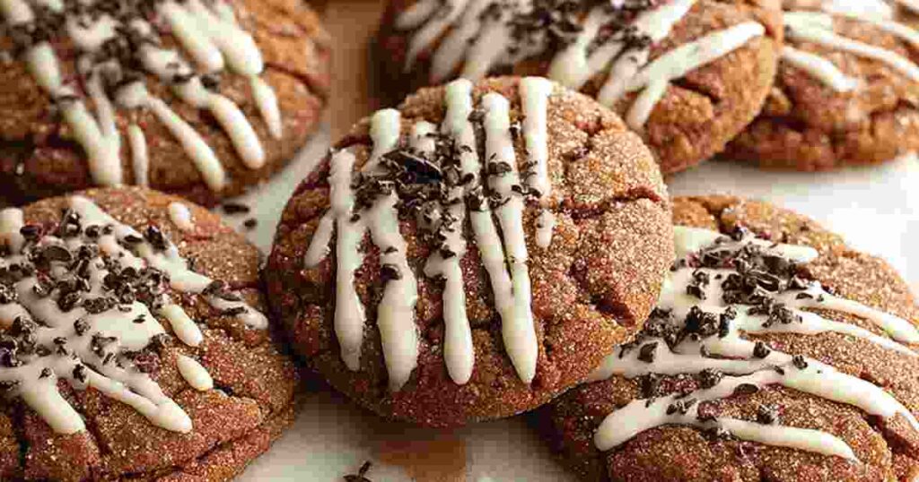 gingerbread latte cookies with a hint of espresso