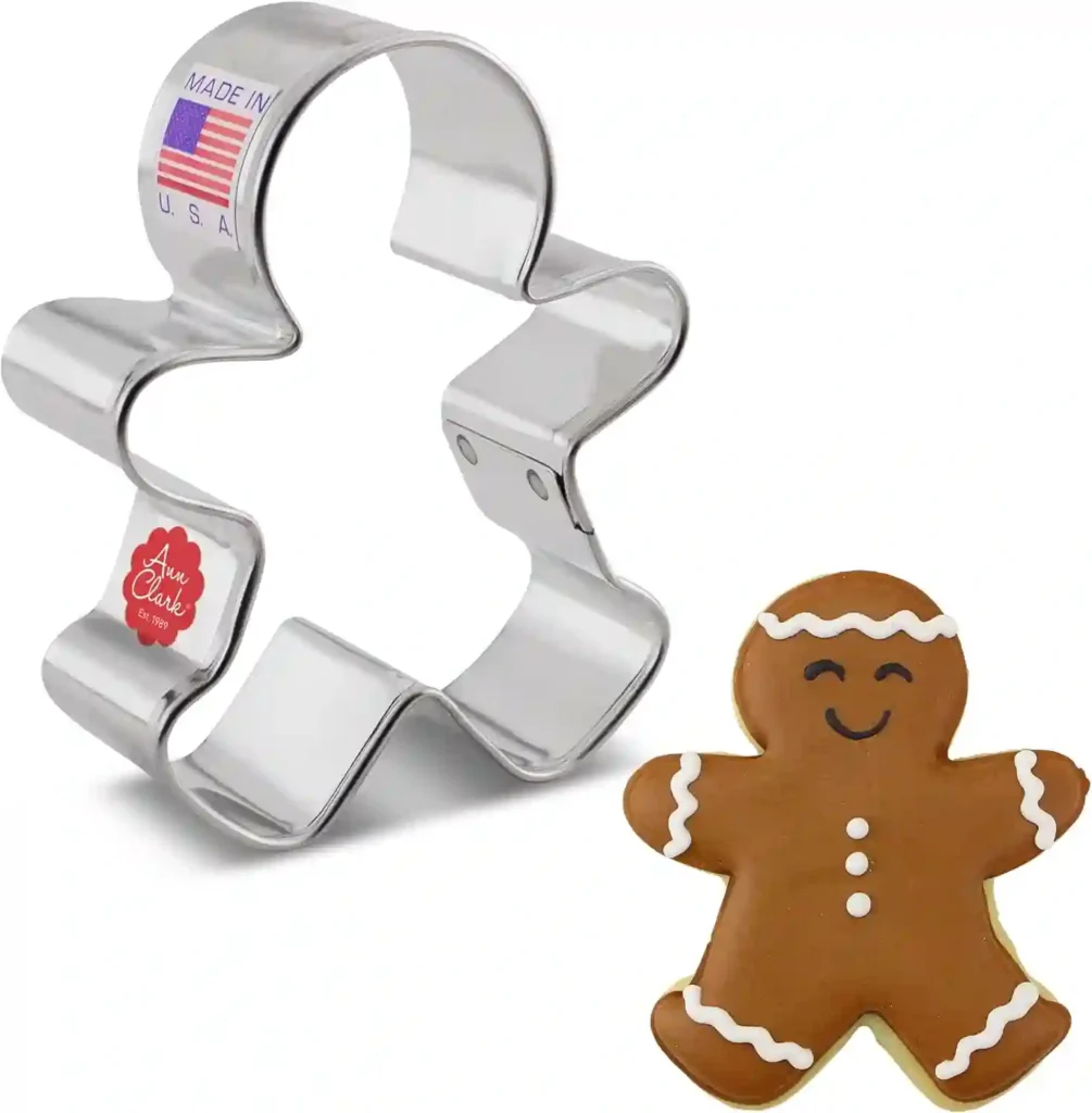 happy gingerbread man cookie cutter