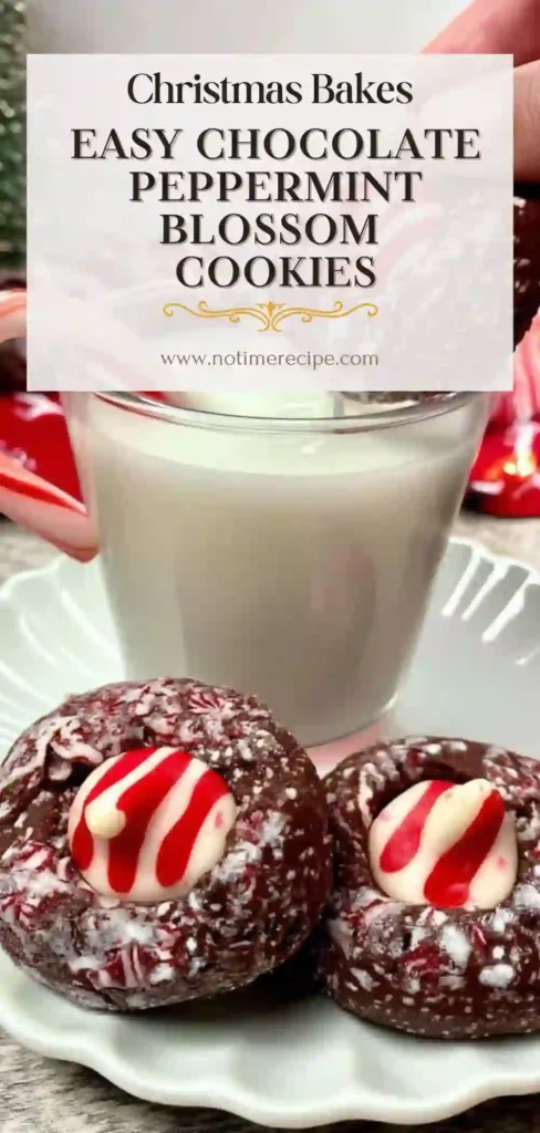 Chocolate Peppermint Blossoms 3 pin chocolate peppermint blossoms 1