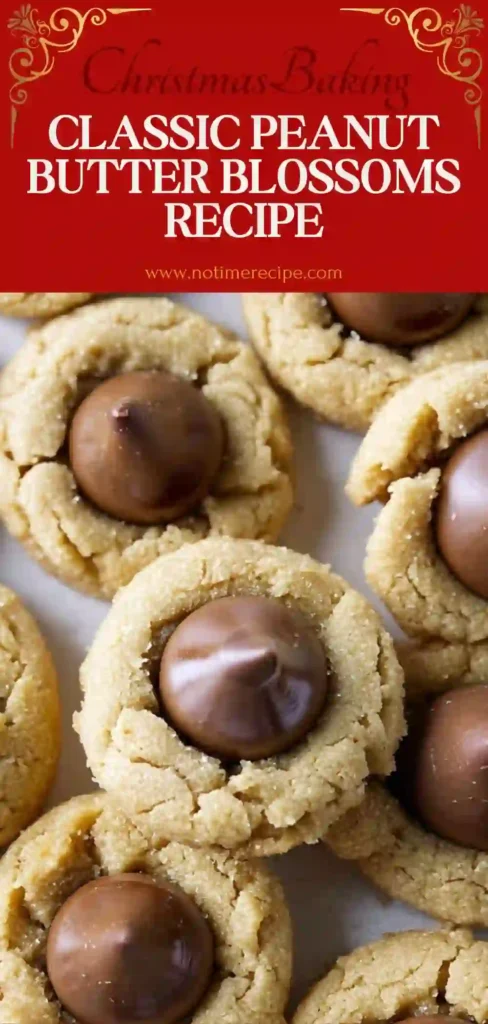 pin classic peanut butter blossoms