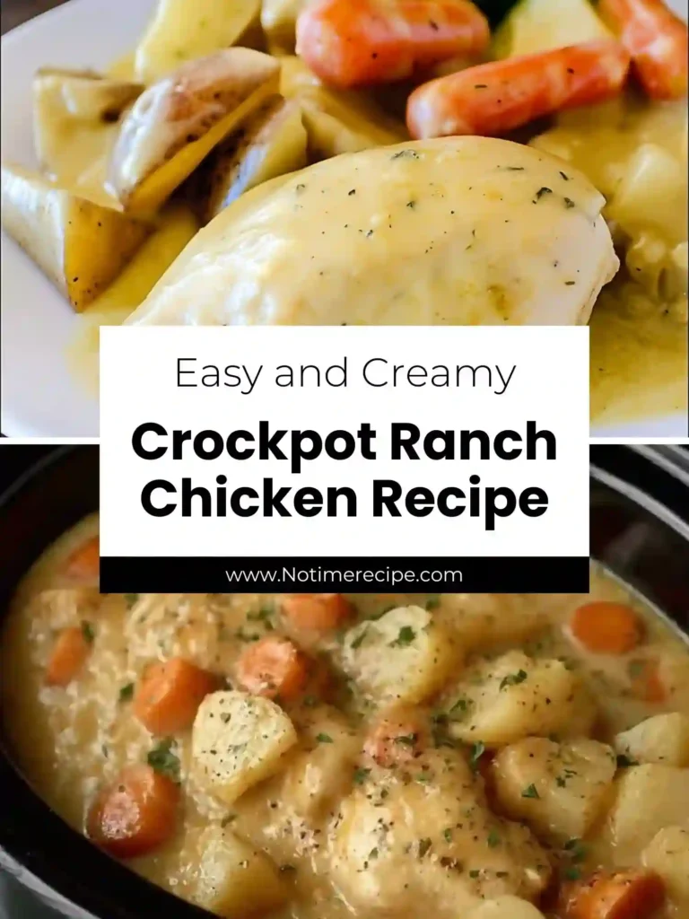 pin crockpot creamy ranch chicken