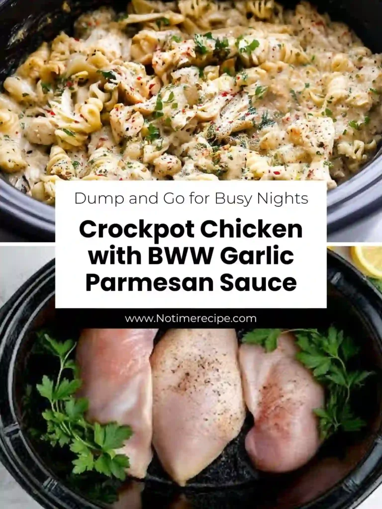 Crockpot Garlic Parmesan Chicken Pasta 5 pin crockpot garlic parmesan chicken pasta