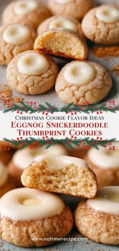Eggnog Snickerdoodle Thumbprint Cookies 3 pin eggnog snickerdoodle thumbprint cookies