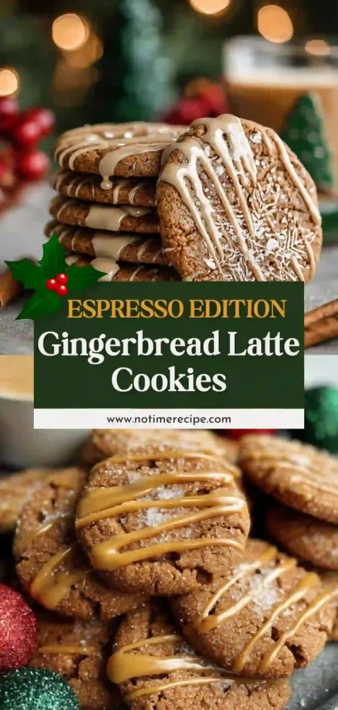 pin gingerbread latte cookies with a hint of espresso