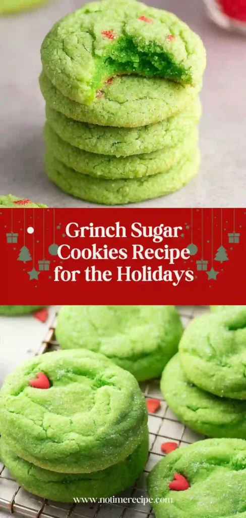 Grinch Sugar Cookies Recipe 3 pin grinch sugar cookies