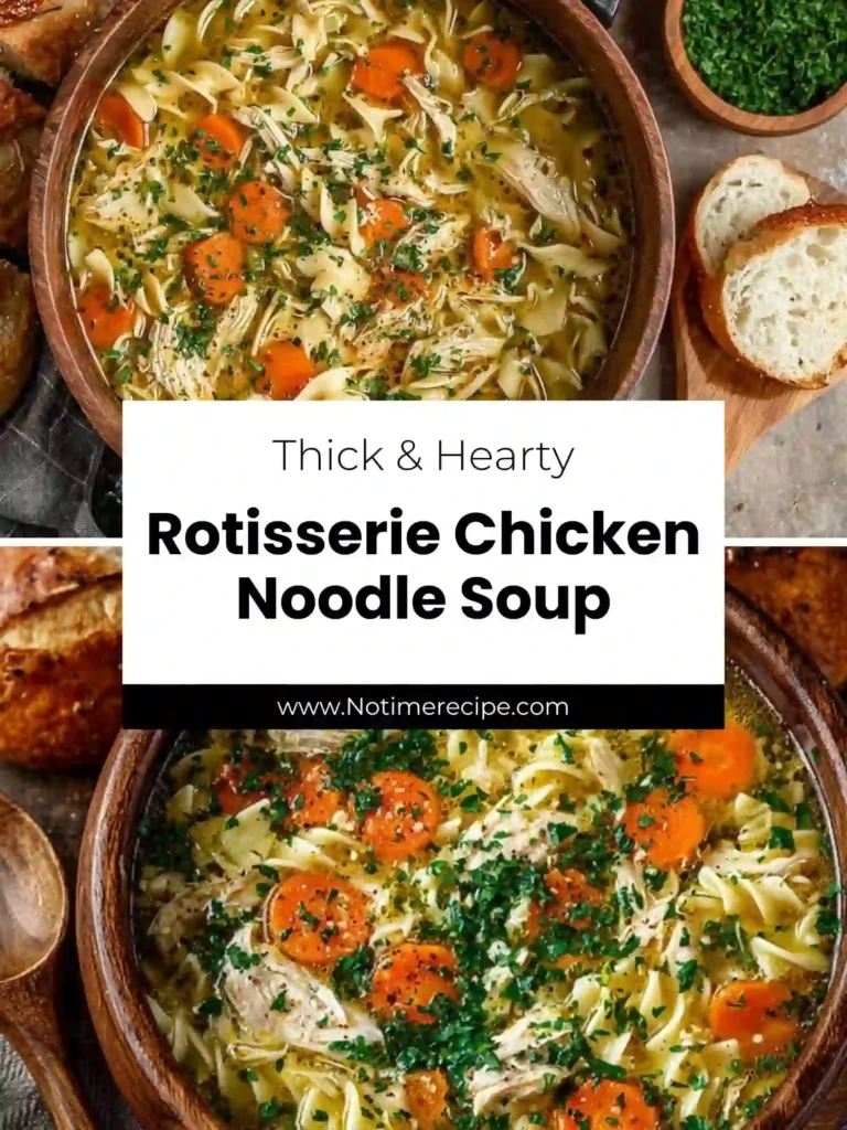 Easy Rotisserie Chicken Noodle Soup 3 pin rotisserie chicken noodle soup
