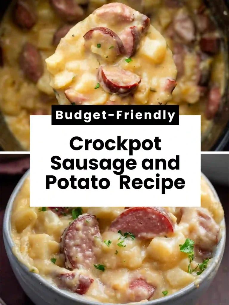 Slow Cooker Beef Sausage and Potatoes 4 pin slow cooker beef sausage and potatoes