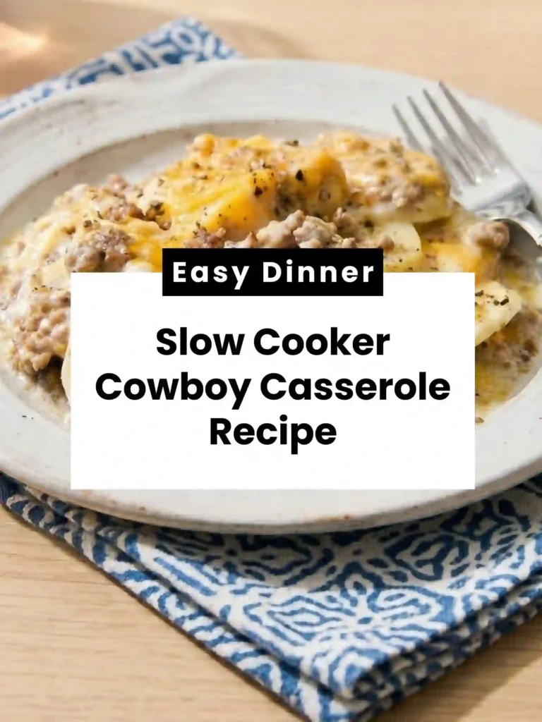 Slow Cooker Cowboy Casserole Recipe 4 pin slow cooker cowboy casserole recipe