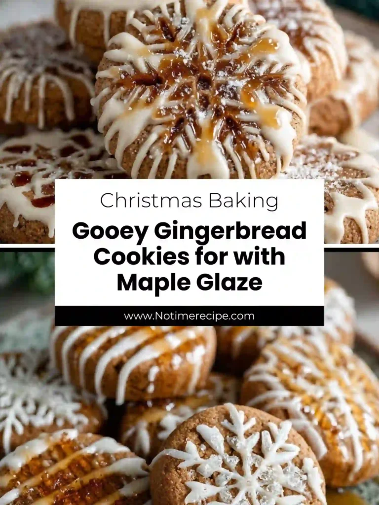 Soft Gingerbread Cookies with Maple Glaze 3 pin soft gingerbread cookies with maple glaze