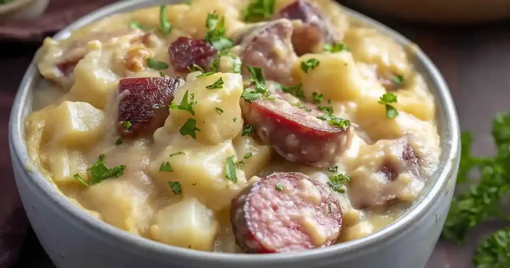 Slow Cooker Beef Sausage and Potatoes 1 slow cooker beef sausage and potatoes