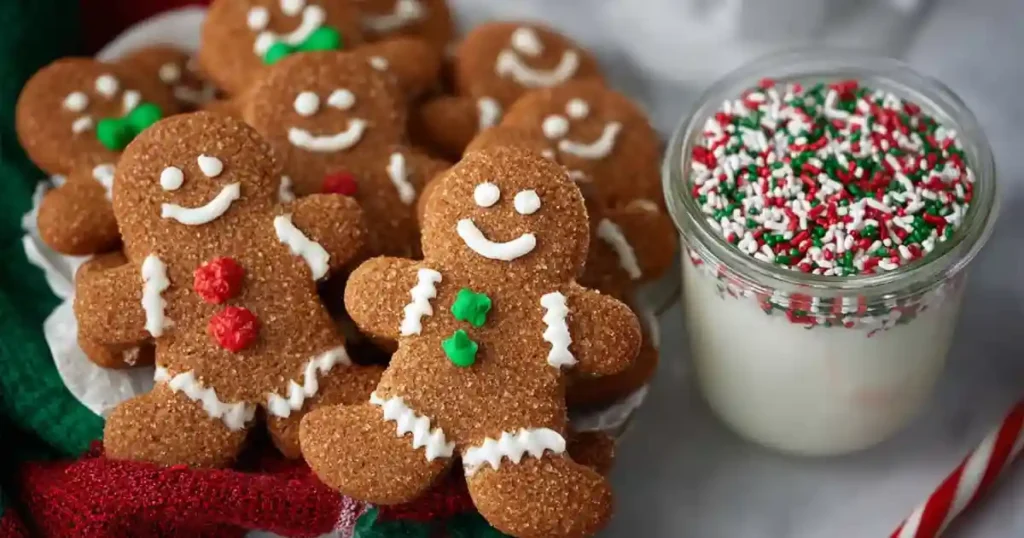 soft and chewy gingerbread men cookies