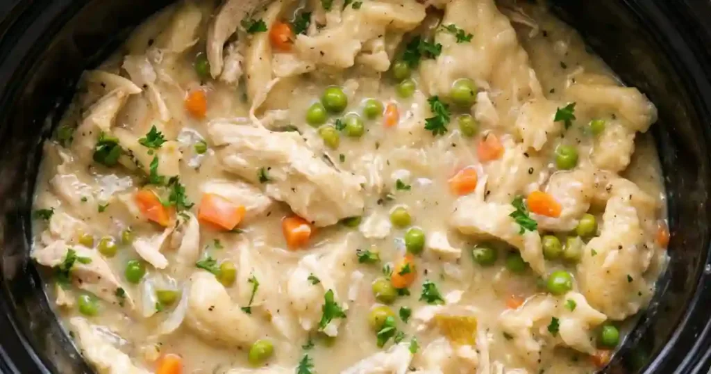 CrockPot Chicken and Dumplings Recipe 1 crock pot chicken and dumplings recipe