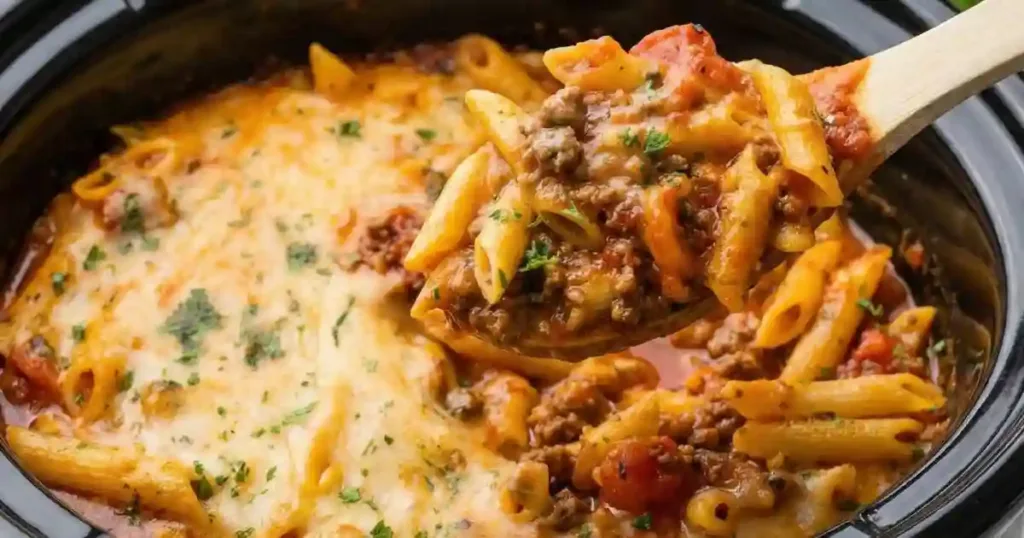 Crockpot Baked Ziti Recipe 1 crockpot baked ziti recipe