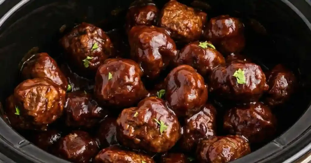 Crockpot BBQ Meatballs Recipe 1 crockpot bbq meatballs recipe