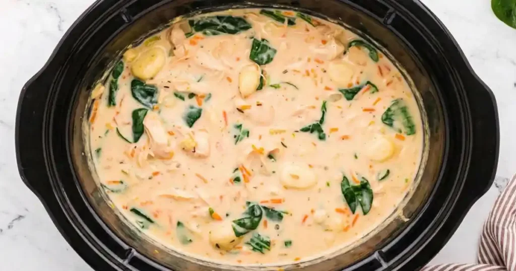 Crockpot Chicken Gnocchi Soup Recipe 1 crockpot chicken gnocchi soup