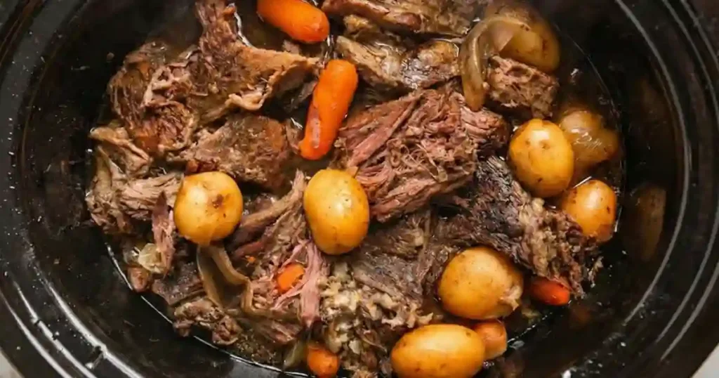 crockpot chuck roast recipe