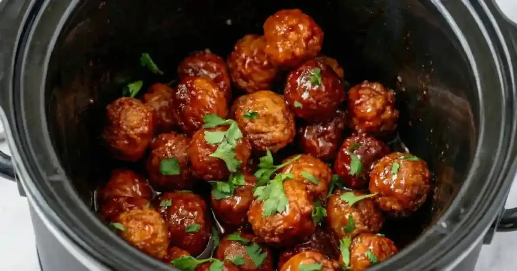 Crockpot Honey BBQ Meatballs Recipe 1 crockpot honey bbq meatballs recipe