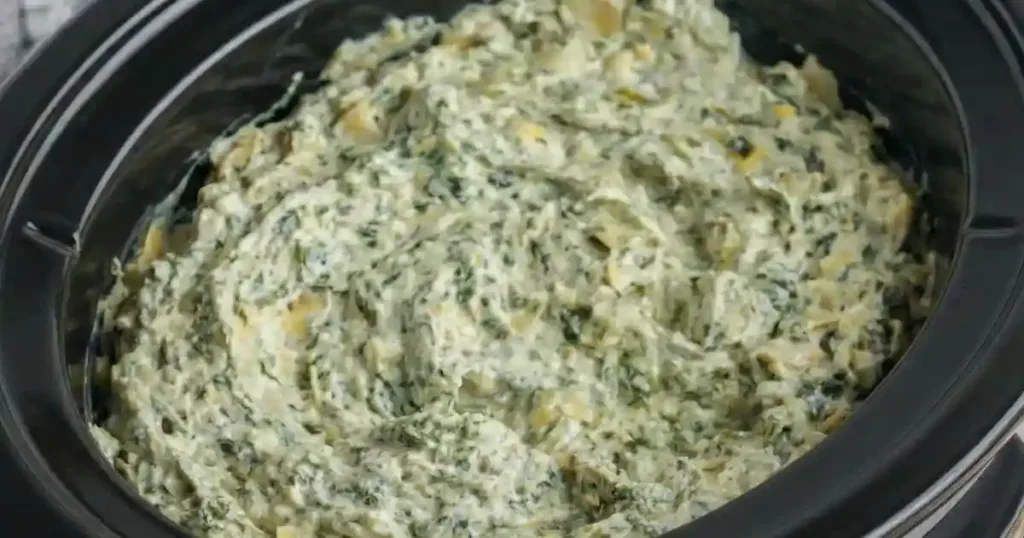 Crockpot Spinach Artichoke Dip Recipe 1 crockpot spinach artichoke dip recipe
