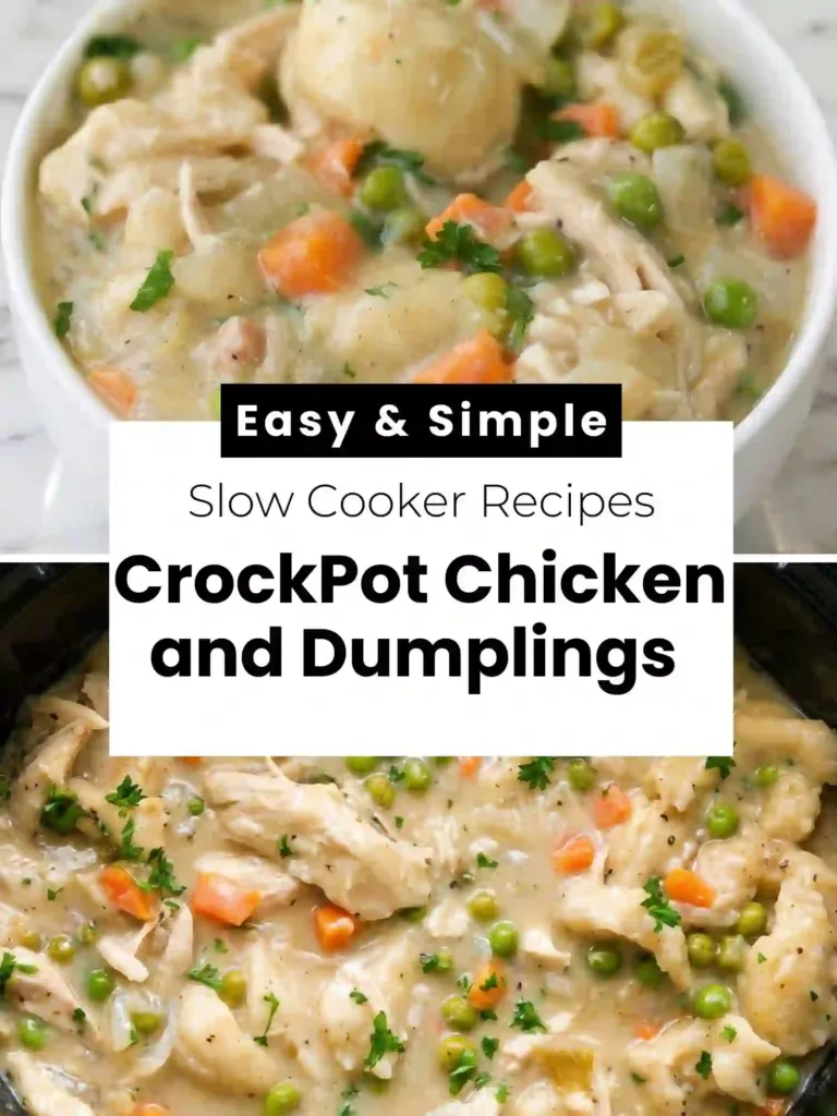 CrockPot Chicken and Dumplings Recipe 4 pin crock pot chicken and dumplings recipe