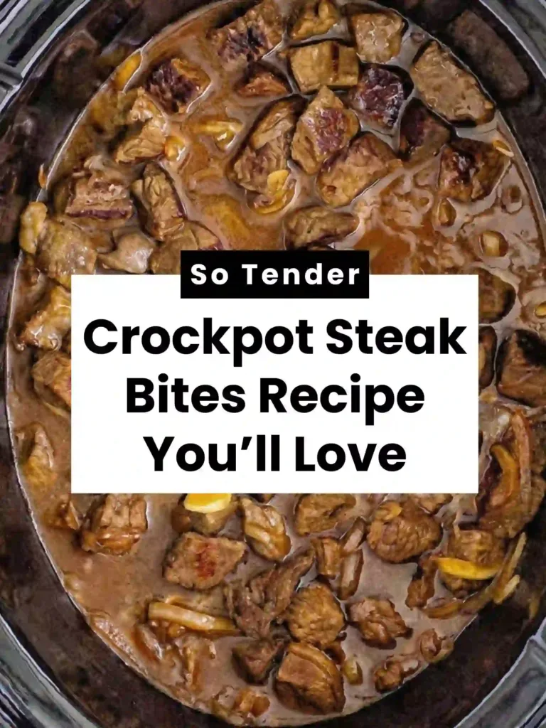 pin crockpot steak bites recipe