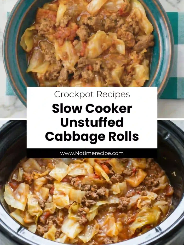pin slow cooker unstuffed cabbage rolls recipe
