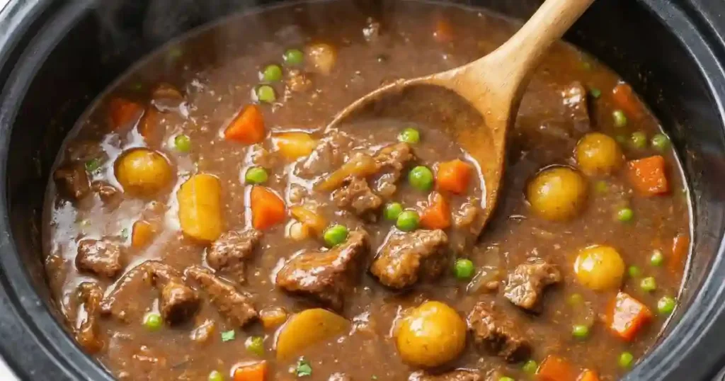 Slow Cooker Beef and Potato Stew Recipe 1 slow cooker beef and potato stew recipe