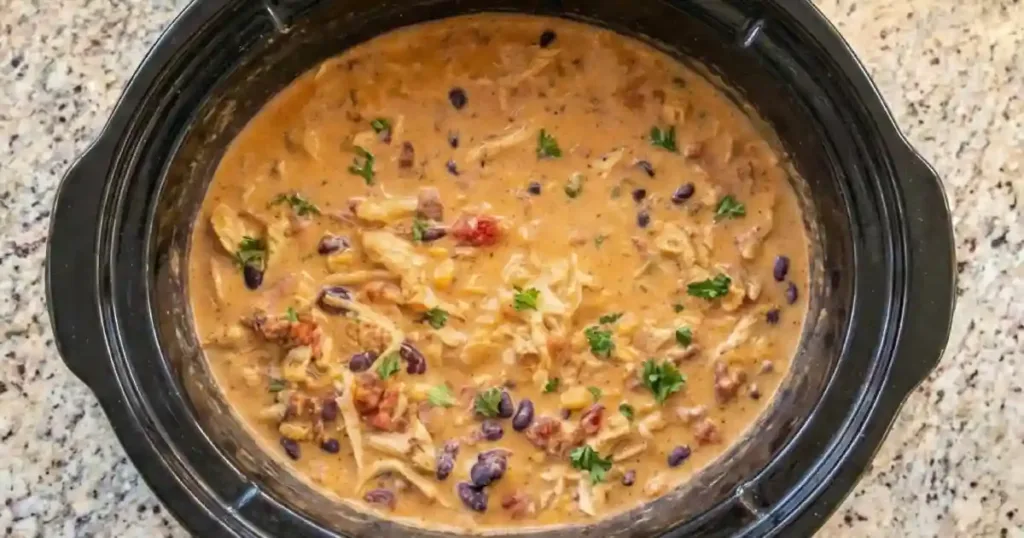 slow cooker cream cheese crack chicken chili recipe