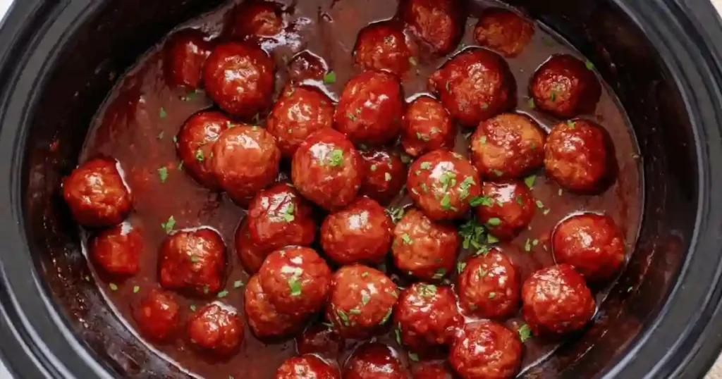 Slow Cooker Honey Garlic Meatballs Recipe 1 slow cooker honey garlic meatballs