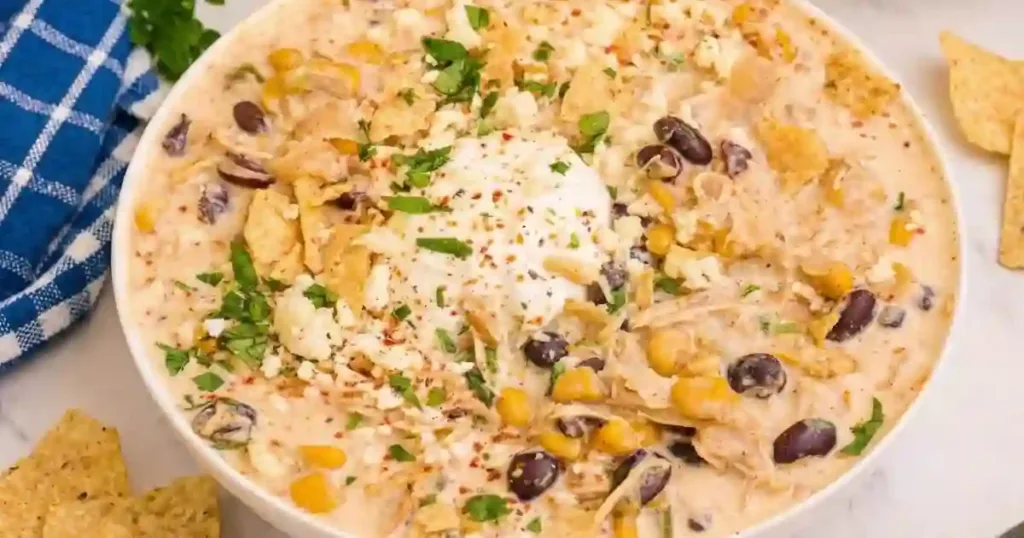 Slow Cooker Mexican Chicken and Street Corn Chowder Recipe 1 slow cooker mexican chicken and street corn chowder recipe