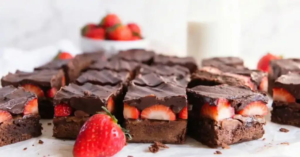 Chocolate-Covered Strawberry Brownies Recipe 1 chocolate covered strawberry brownies recipe