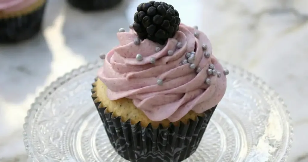 Lemon Poppy Seed Cupcakes with Blackberry White Chocolate Buttercream Recipe 1 lemon poppy seed cupcakes with blackberry white chocolate buttercream recipe