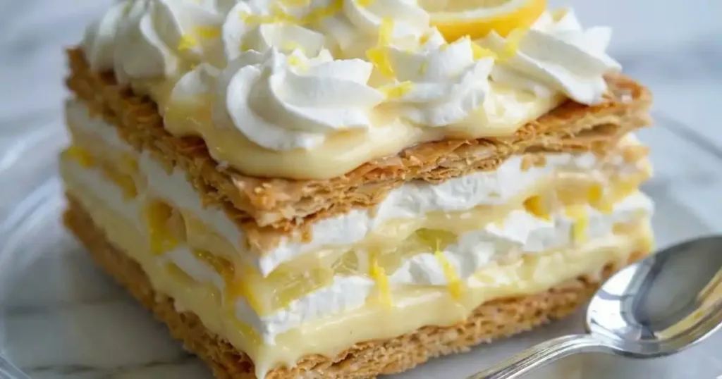 No-Bake Lemon Eclair Cake Recipe 1 no bake lemon eclair cake recipe
