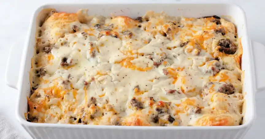 Biscuits and Gravy Casserole Recipe 1 biscuits and gravy casserole recipe