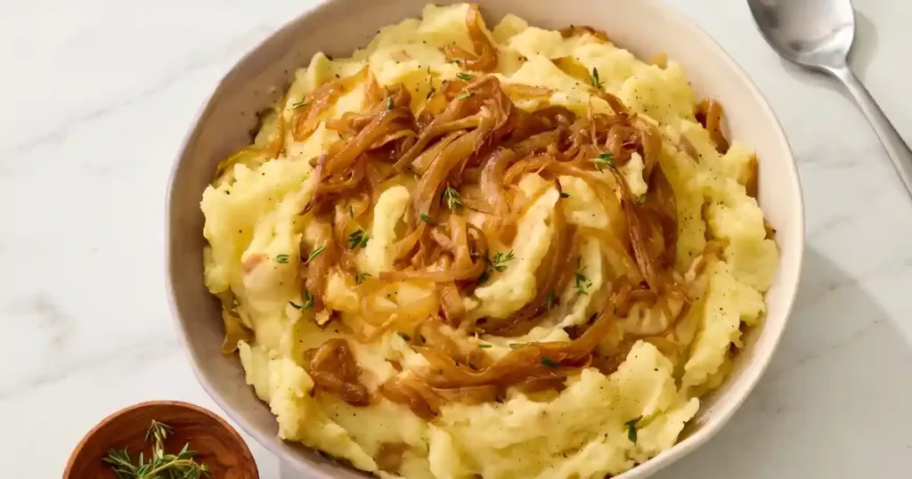 French Onion Mashed Potatoes Recipe 1 french onion mashed potatoes recipe