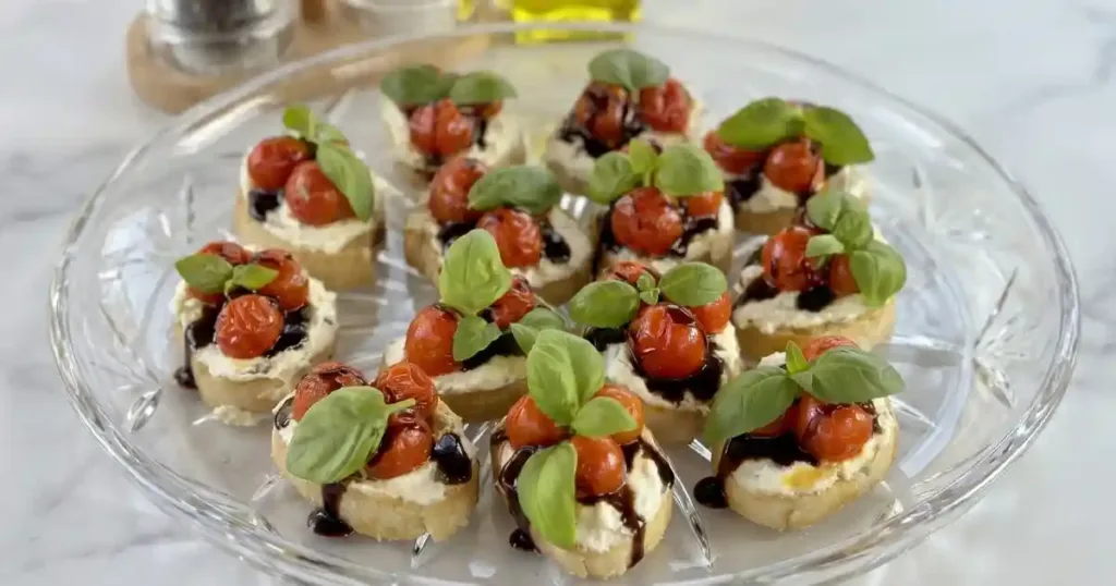 Ricotta Bruschetta with Roasted Tomatoes Recipe 1 ricotta bruschetta with roasted tomatoes recipe
